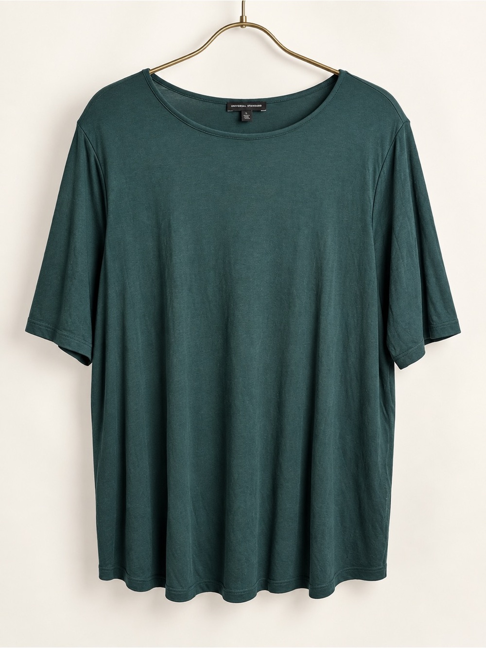 Universal Standard Lily Stovepipe Tee Dark Green Size S 14–16